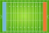 Vector image of american football field
