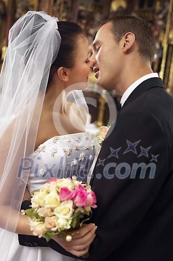 Getting ready for the first kiss Getting ready for the first kiss