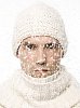 Man trying to see through heavy snowing