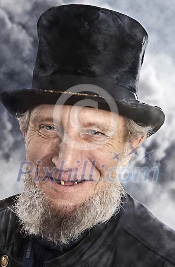 Closeup of the chimney sweeper Closeup of the chimney sweeper