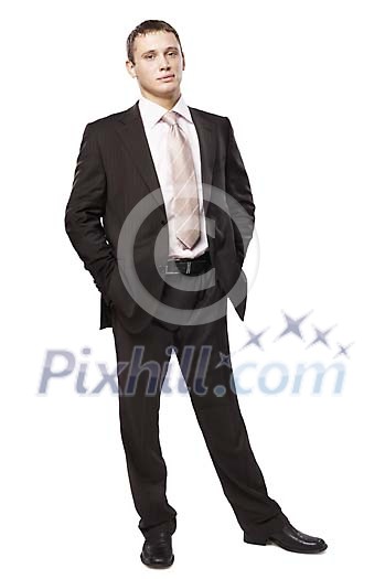 Businessman standing