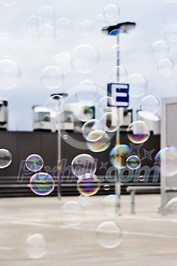Flying bubbles Flying bubbles