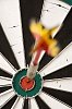 Dart in the bullseye