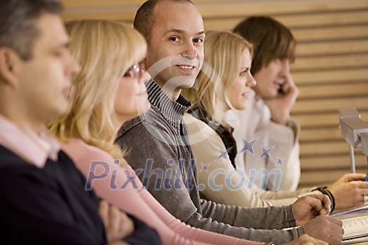 Group of adults in the classroom