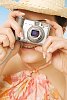 Woman taking a photo