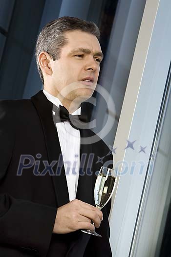 Man in tuxedo Man in tuxedo