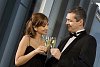 Man and woman having a toast