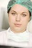 Closeup of a female surgeon