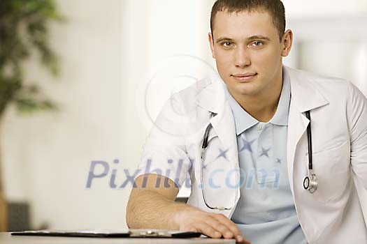 Portrait of a male doctor Portrait of a male doctor