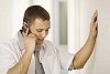 Male doctor calling