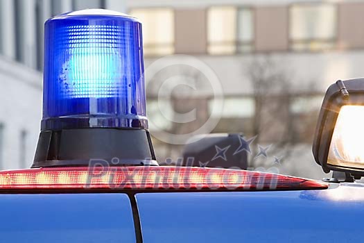 Police car alarm lights Police car alarm lights