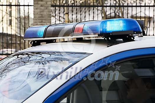 Patrol car alarm lights Patrol car alarm lights