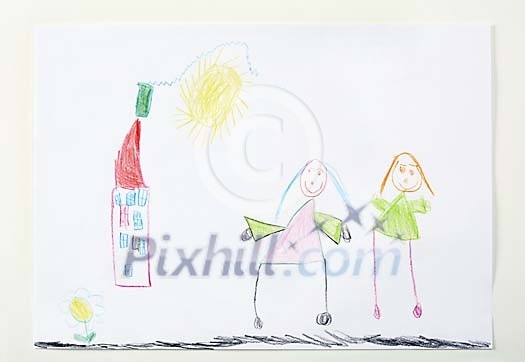 Childs drawn picture Childs drawn picture