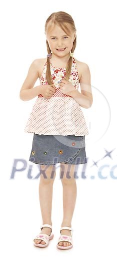 Girl standing Girl standing
