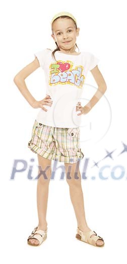 Girl standing Girl standing