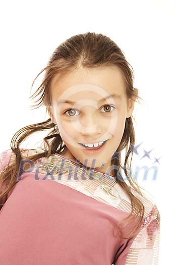 Portrait of a young girl Portrait of a young girl