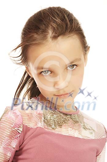 Portrait of a young girl Portrait of a young girl