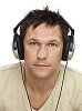 Man listening to the music