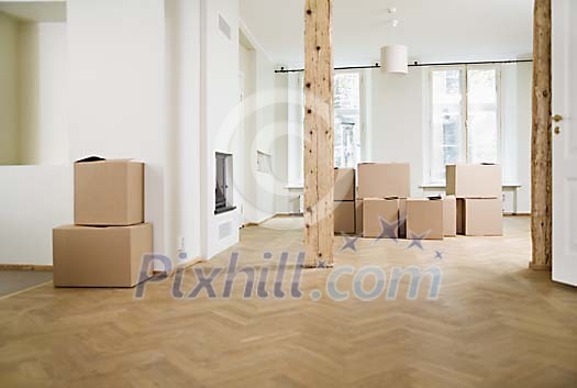 Boxes in a flat Boxes in a flat