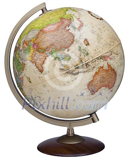 Globe on a pedestal Globe on a pedestal