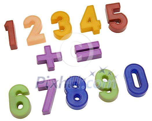 Isolated colourful toy numbers Isolated colourful toy numbers