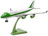 Isolated toy plane on the stand