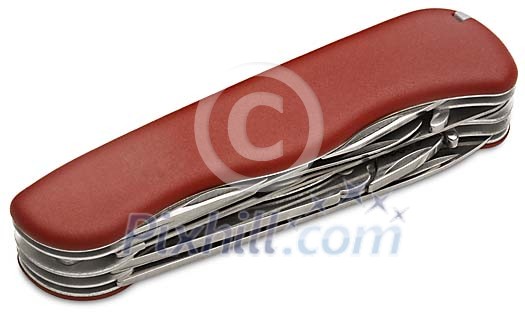 Isolated pocket knife Isolated pocket knife