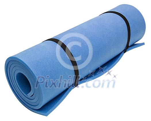 Isolated yoga mat Isolated yoga mat