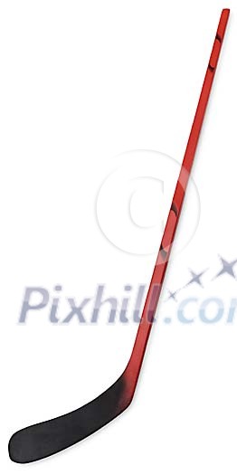 Isolated hockey stick Isolated hockey stick