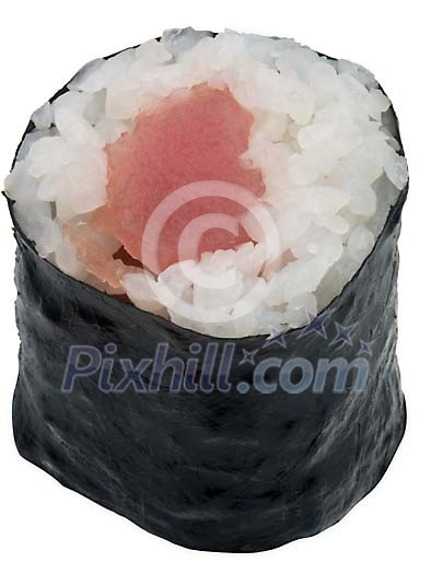 Isolated piece of maki Isolated piece of maki