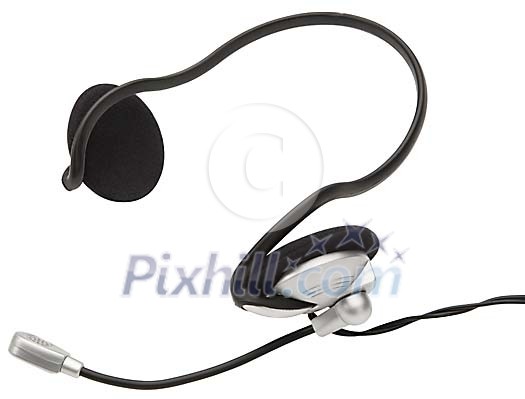 Headphones on a white background Headphones on a white background