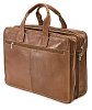 Isolated brown briefcase