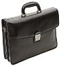 Isolated black briefcase