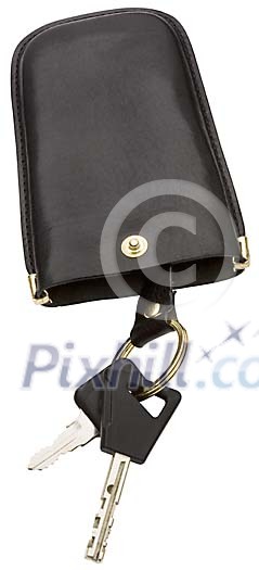 Isolated key pocket with keys Isolated key pocket with keys