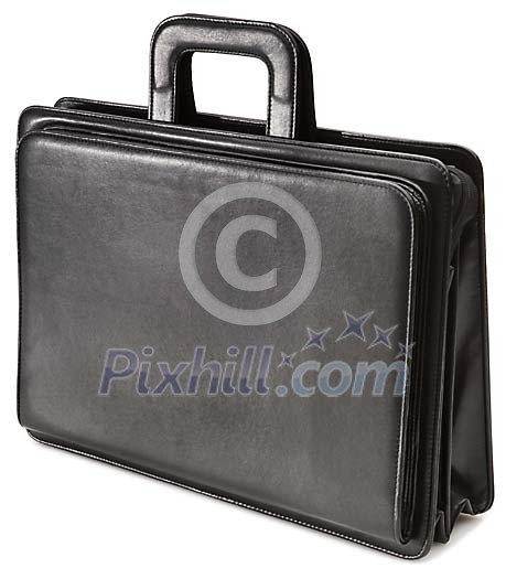 Isolated black briefcase Isolated black briefcase