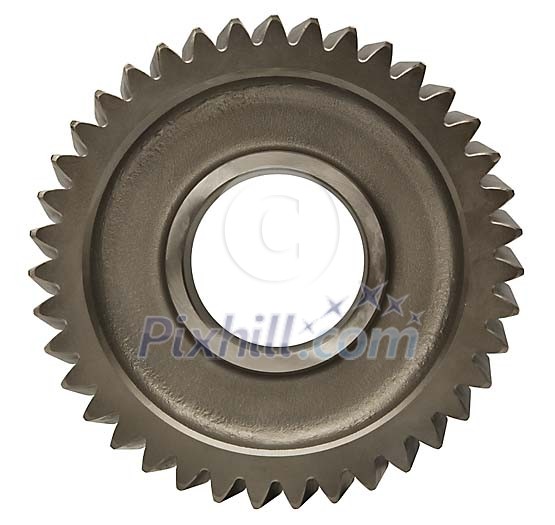 Isolated gearwheel Isolated gearwheel