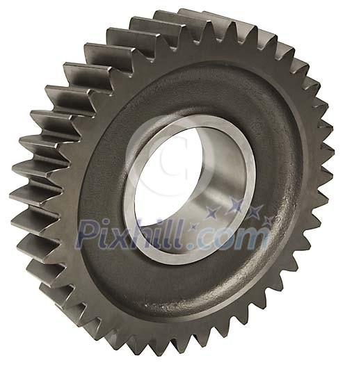 Isolated gearwheel Isolated gearwheel