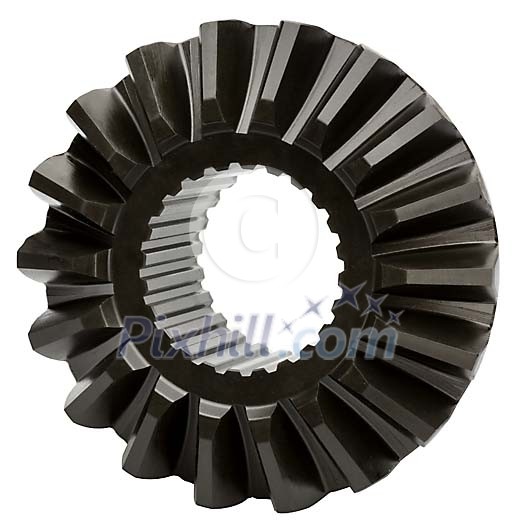 Isolated cogwheel Isolated cogwheel