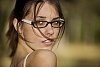 Woman with eyeglasses