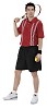 Isolated male tennis player