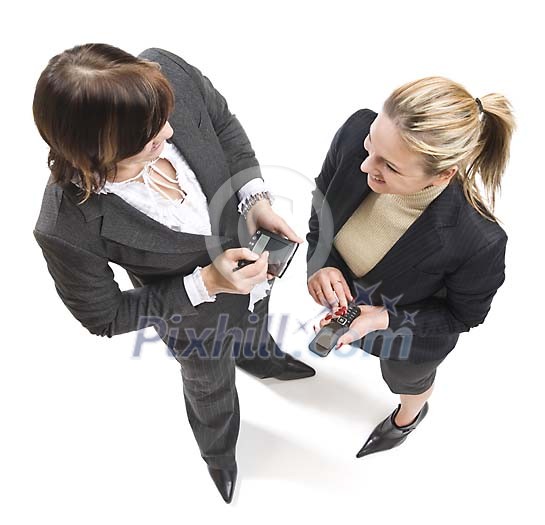 Businesswomen having a discussion Businesswomen having a discussion