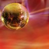 Glittering mirror ball background