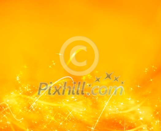 Abstract Yellow Background with star sparkles Abstract Yellow Background with star sparkles