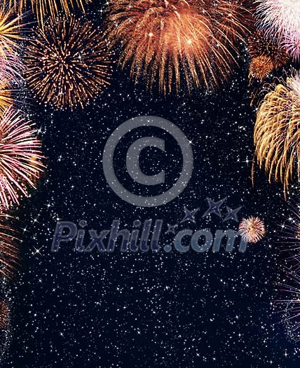 Fireworks in the sky Fireworks in the sky