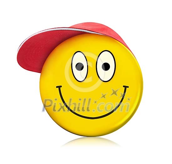 Happy smiley with hat Happy smiley with hat