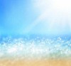 Water sparkling in sunshine