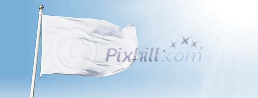 White flag outside White flag outside