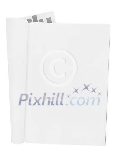 Magazine with blank pages Magazine with blank pages