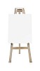 Empty easel with clipping path