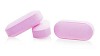 Clipped three pink pills